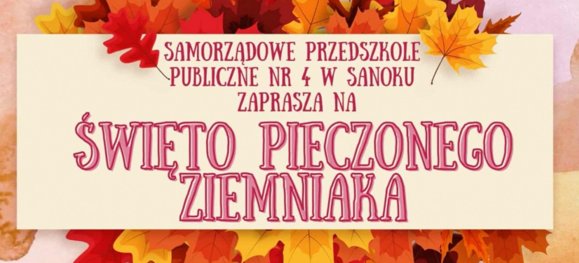 Święto Pieczonego Ziemniaka w Sanoku. Rodzinne spotkanie w ogrodzie przedszkolnym