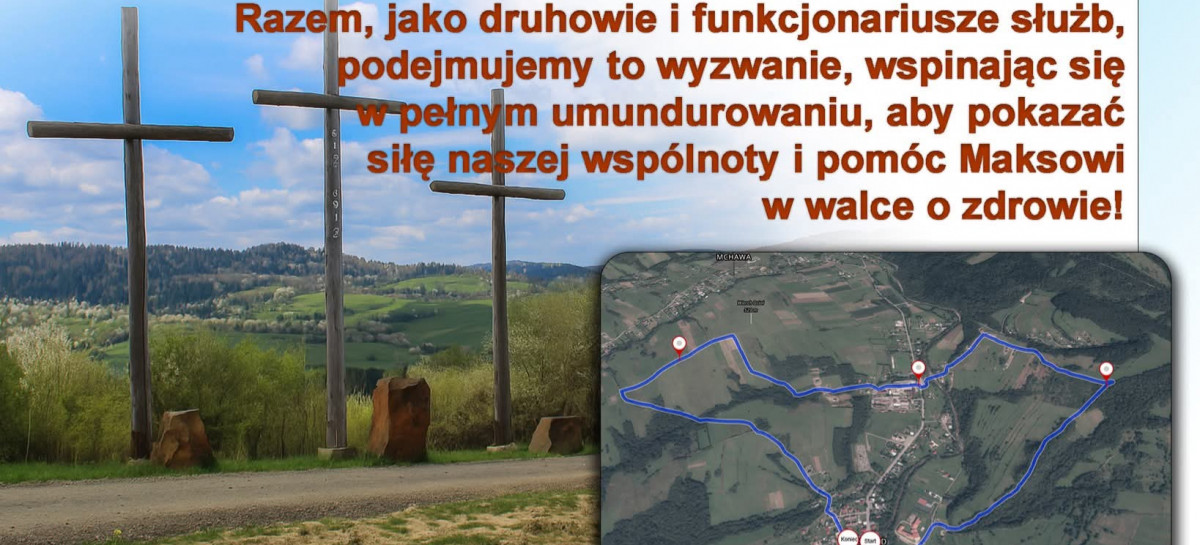 Trzy Krzyże, Jedno Serce – marsz i piknik charytatywny w Baligrodzie dla Maksa Tockiego