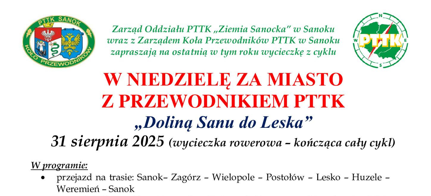 W Niedziele Za Miasto-  Doliną Sanu Do Leska