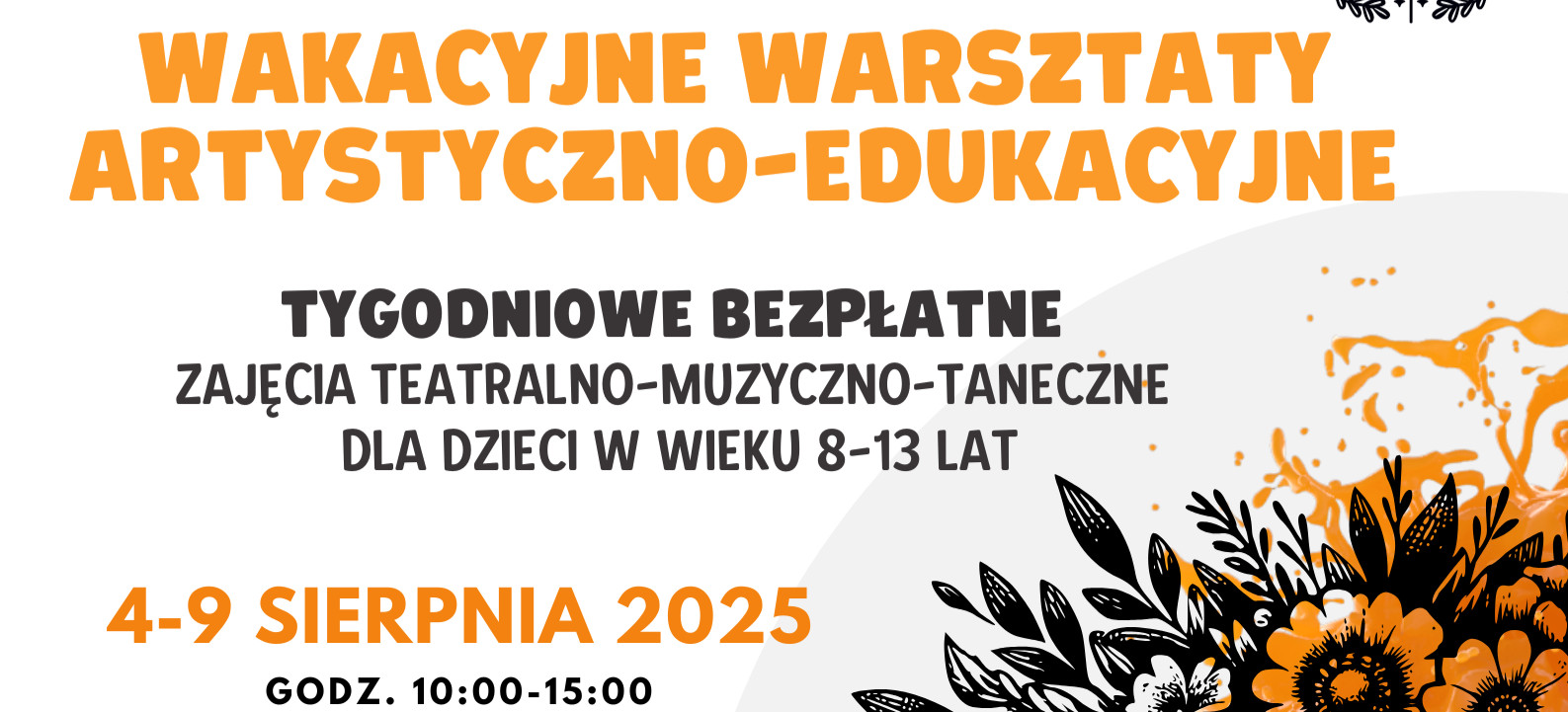 Warsztaty artystyczno-edukacyjne w Nagórzanach. 