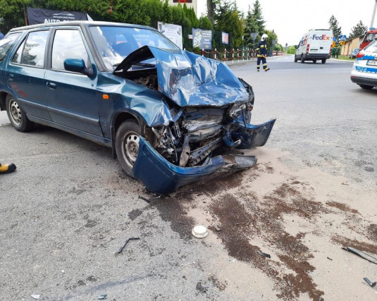 Wypadek w Rudnej Wielkiej! Jedna osoba odniosła obrażenia