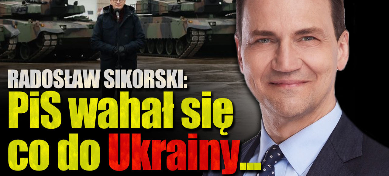 PiS myślał o ROZBIORZE Ukrainy? Premier Morawiecki reaguje na słowa Sikorskiego