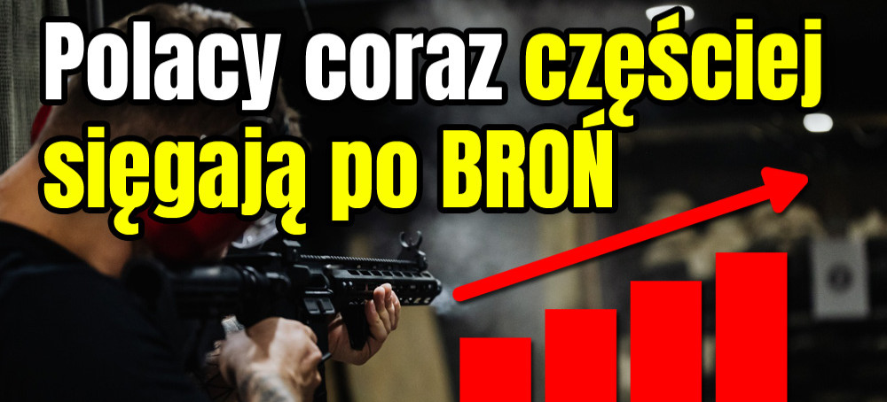 Polacy coraz częściej sięgają po broń! Lawinowy wzrost wydawanych pozwoleń