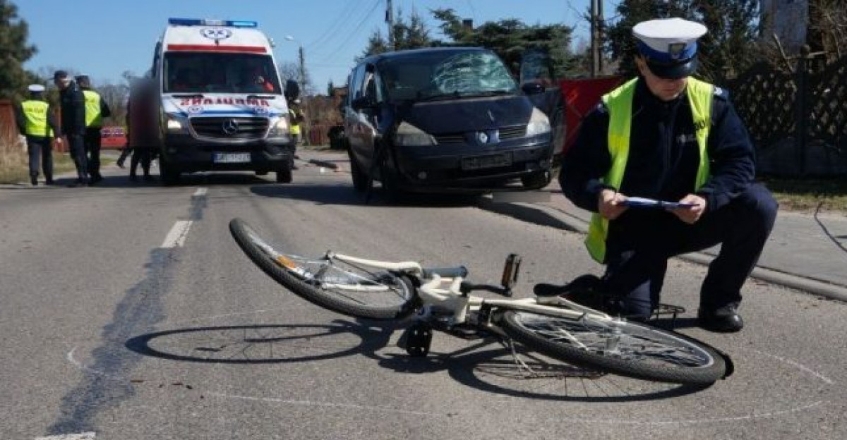 SANOK: Wypadek z udziałem dziecka na rowerze. 13-latek z urazem głowy w szpitalu