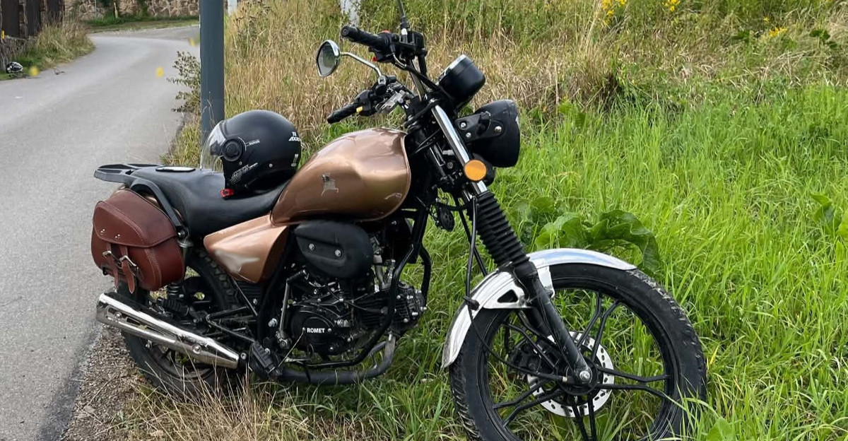 SANOK: Pijany motocyklista 2 promile, pasażerka ponad 2,5 promila [ZDJECIA]