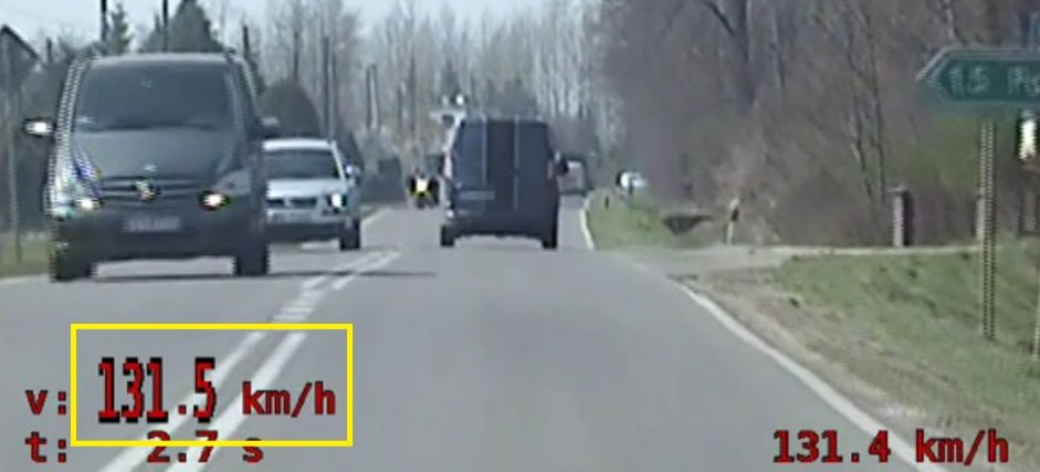 Pijany kierowca volkswagena jechał z prędkością 131 km/h (VIDEO)