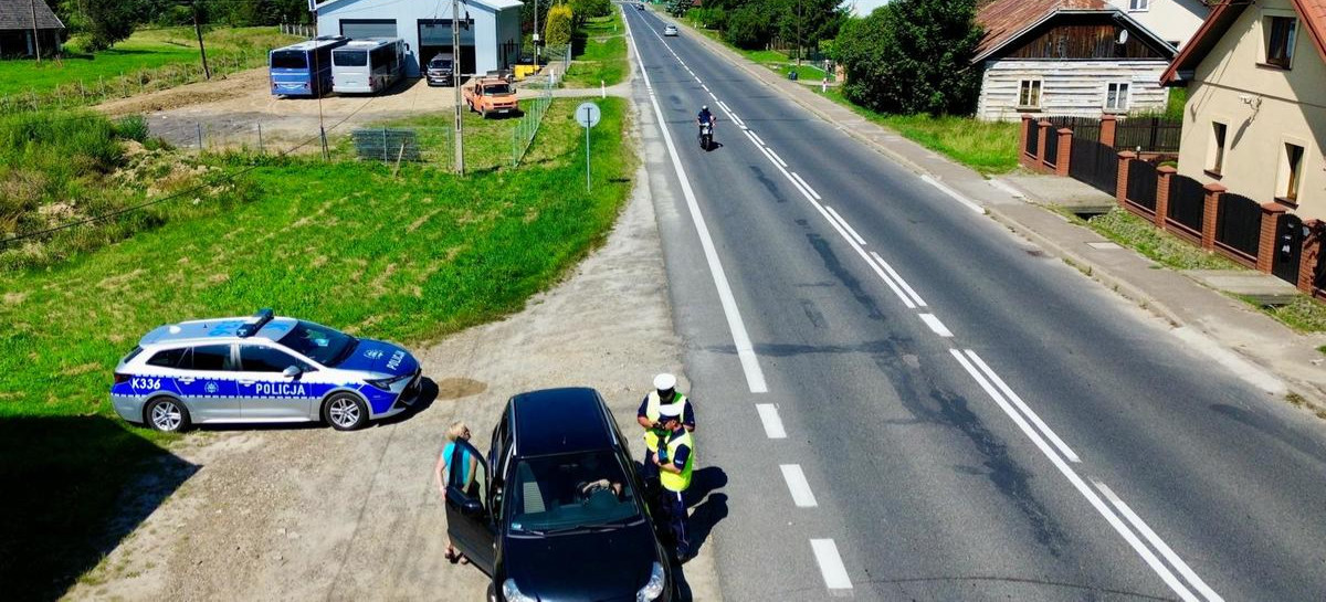 Akcja „Prędkość. Brzozowską policję wparli funkcjonariusze z Sanoka, Strzyżowa i Krosna