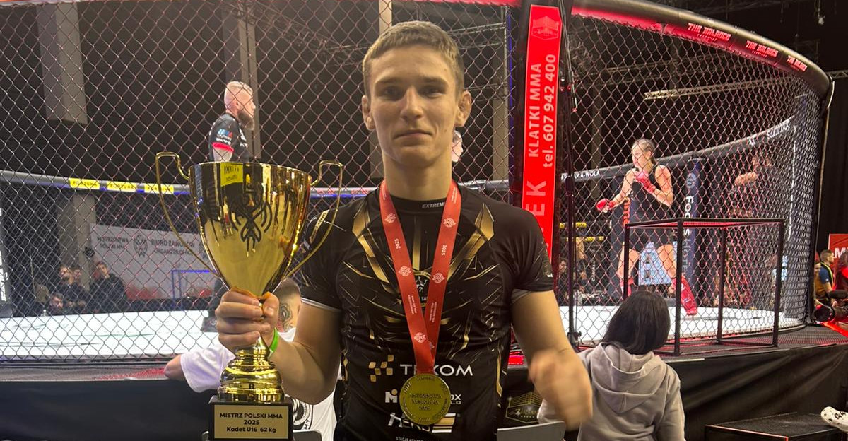 Łukasz Horodejczuk z Texom Samuraj Sanok oficjalnym Mistrzem Polski w MMA