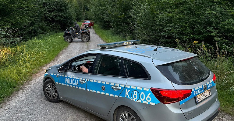 Quady i crossy w lesie? Policja i Straż Leśna mówią: nie tym razem