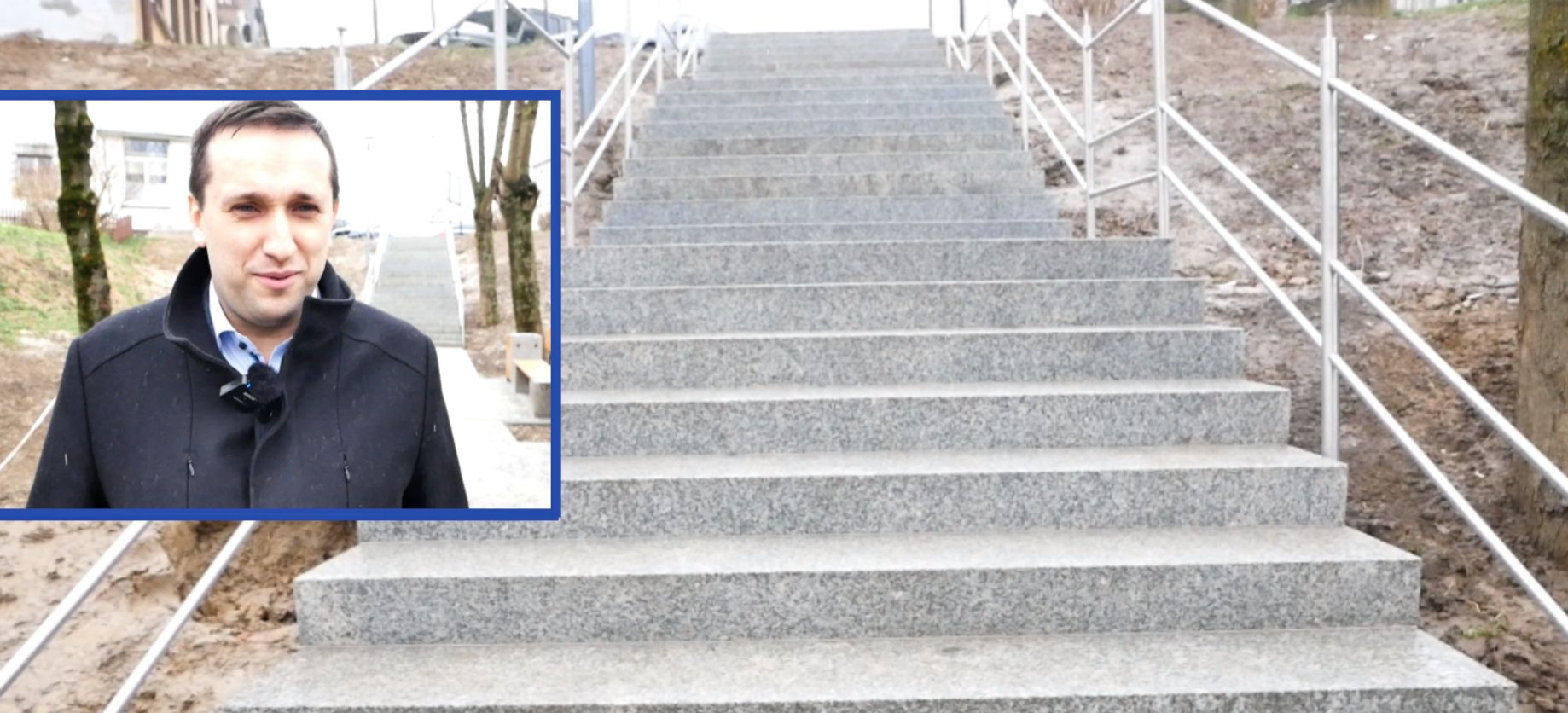 BRZOZÓW: „Małe schody” w nowej odsłonie. Wygodny skrót (VIDEO)