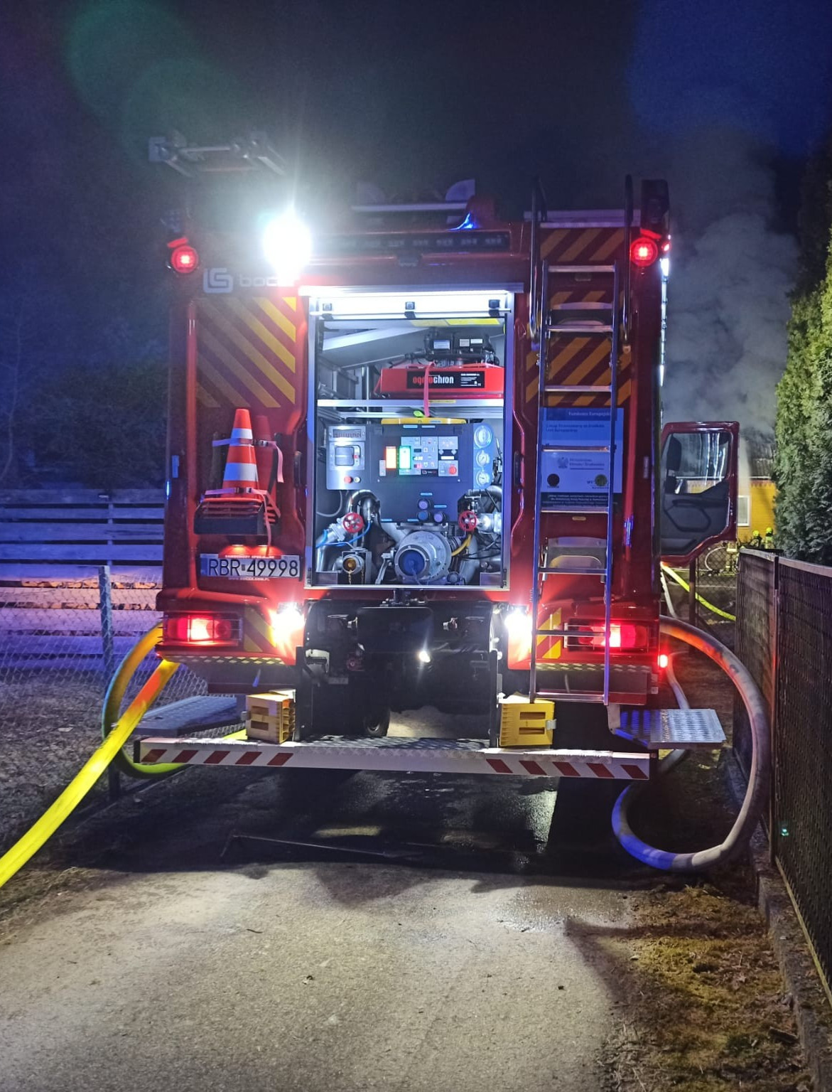 Pożar mieszkania przy ul. Mickiewicza w Brzozowie. Nie żyje 70-letnia kobieta