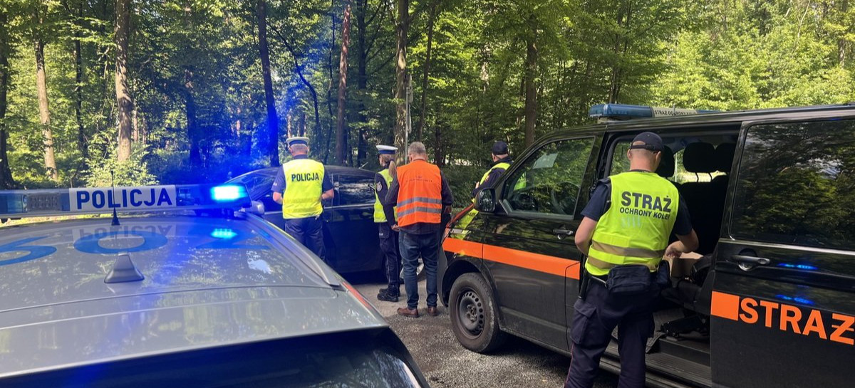 Wspólne działania leżajskich policjantów z funkcjonariuszami Straży Ochrony Kolei