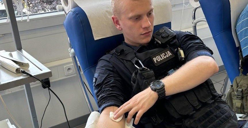POLSKA. Policja apeluje o oddawanie krwi dla postrzelonego policjanta z Bolesławca