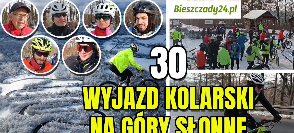 Nowy rok na rowerze. 30 wyjazd  kolarski na góry słonne! (VIDEO)