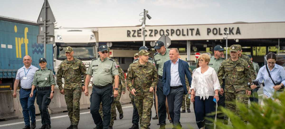Kontrola przejść granicznych z Ukrainą. Sprawdzano przejścia na Podkarpaciu