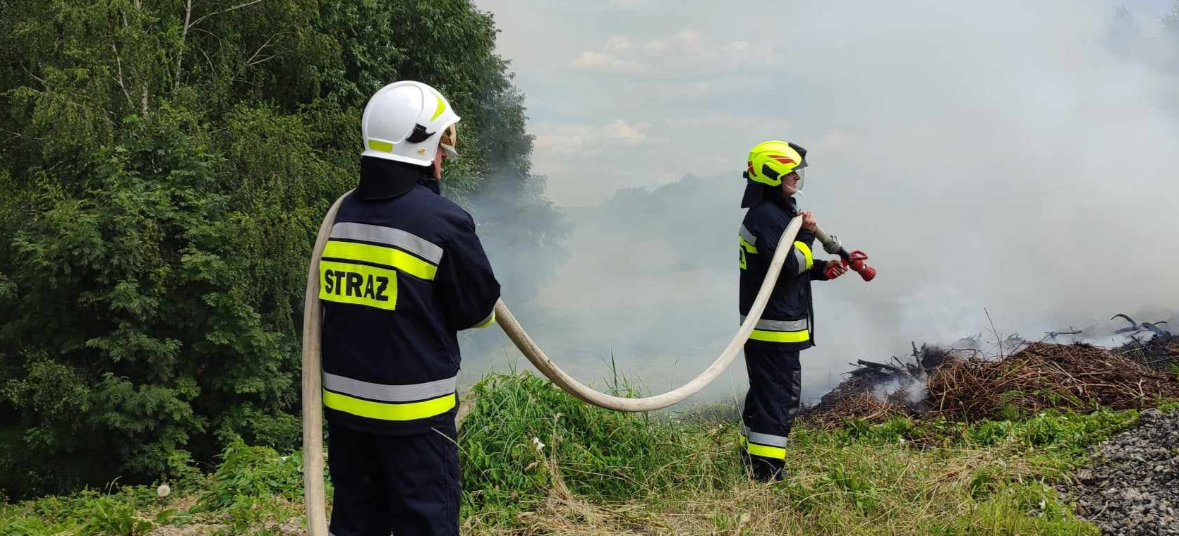 Pożar traw. Nie żyje 84-letni mężczyzna!