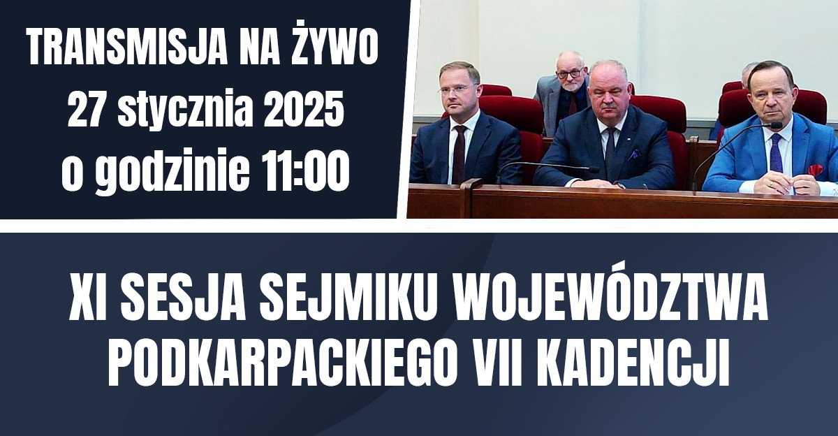 XI Sesja Sejmiku Województwa Podkarpackiego