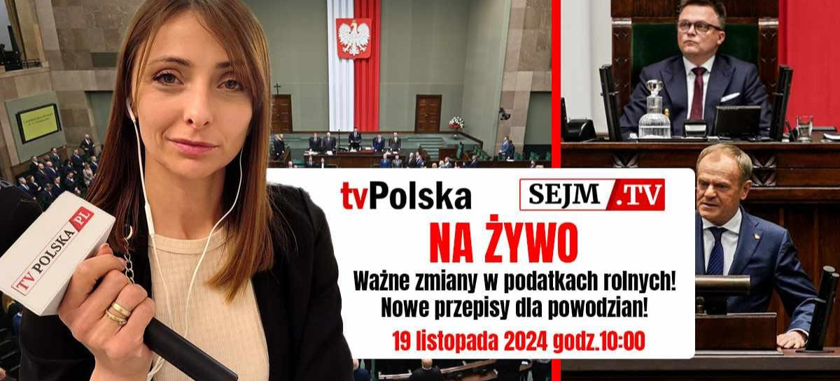 Sejm NA ŻYWO: Zmiany w podatkach. Nowe przepisy (VIDEO)