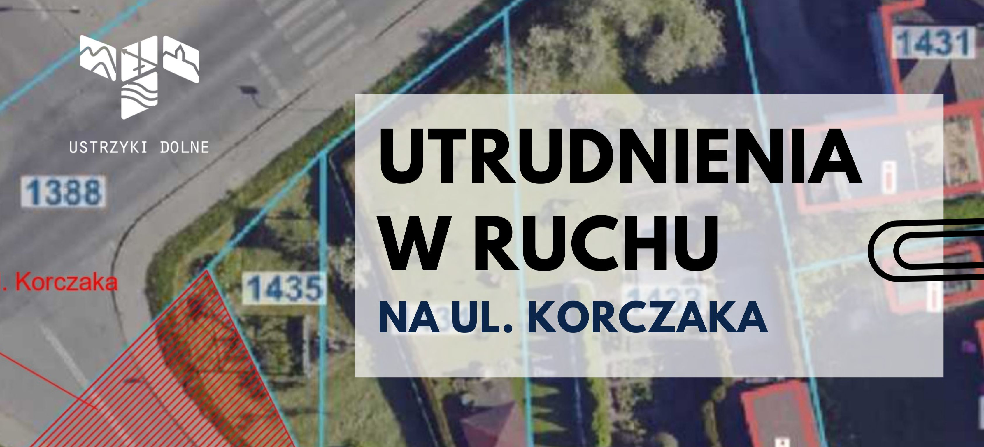Awaria kanalizacji deszczowej na ul. Korczaka – całkowite zamknięcie drogi od 26 czerwca 2025 r