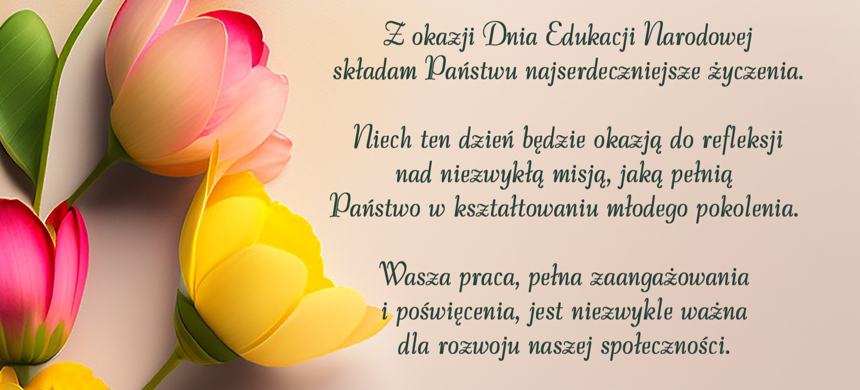 Życzenia z okazji Dnia Nauczyciela
