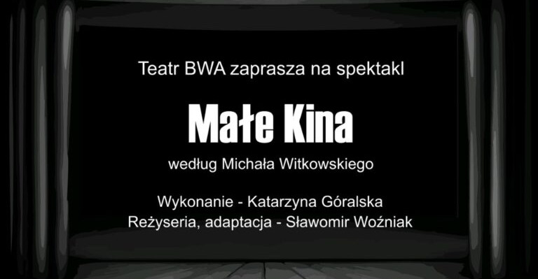 ZAGÓRZ: Spektakle w reżyserii Sławomira Woźniaka w Foresterium!