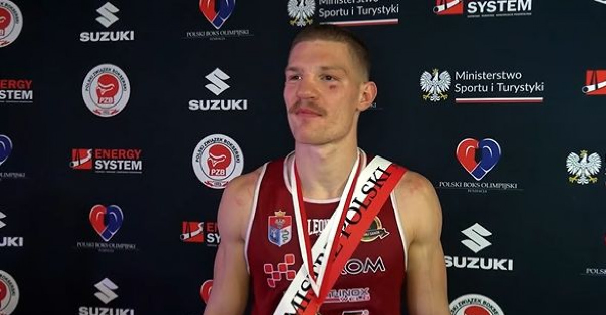 Adam Tutak z Texom Samuraj Sanok Młodzieżowym Mistrzem Polski w boksie [VIDEO]