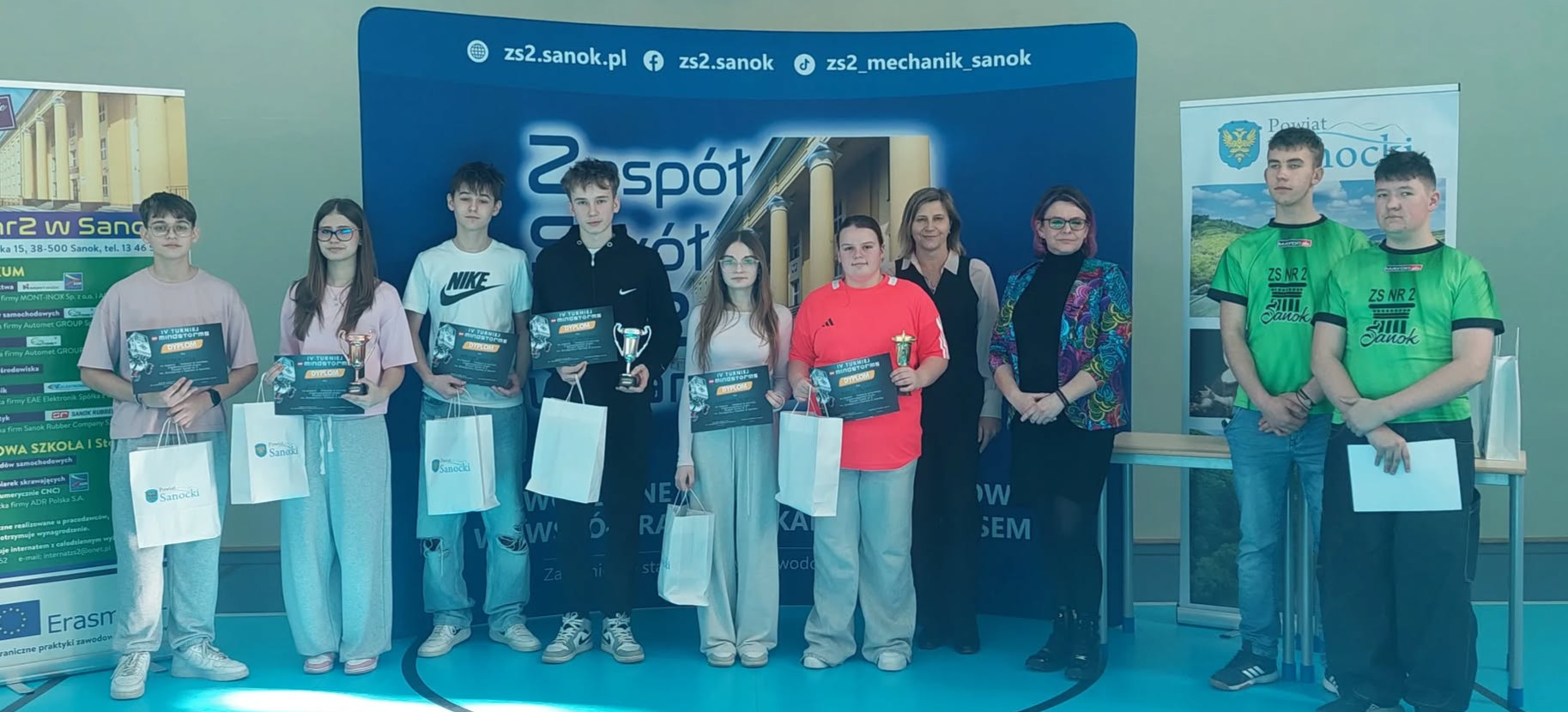 SANOK: Wielki test młodych talentów w „Mechaniku”. Ósmoklasiści walczyli o cenne punkty [ZDJĘCIA]