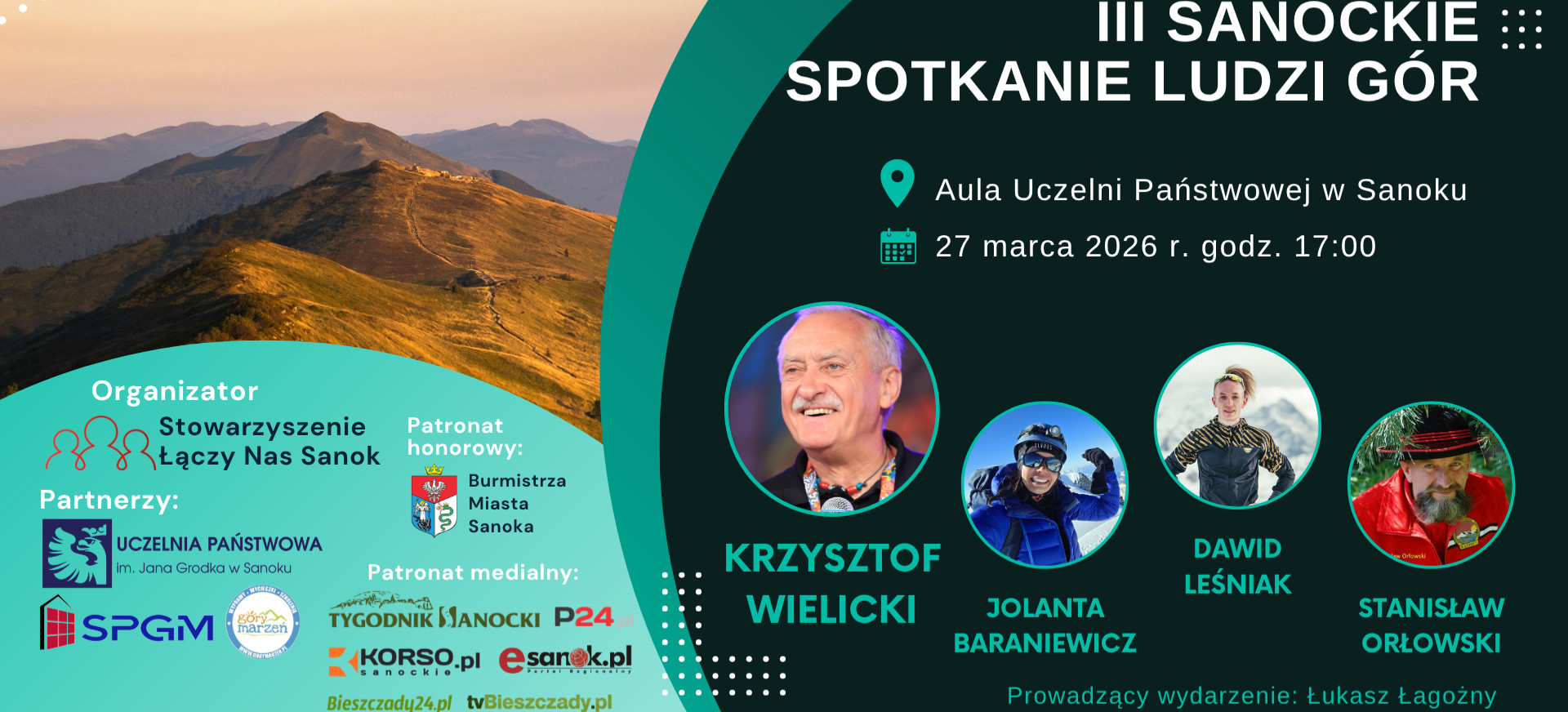 III Sanockie Spotkanie Ludzi Gór już 27 marca – gościem specjalnym Krzysztof Wielicki