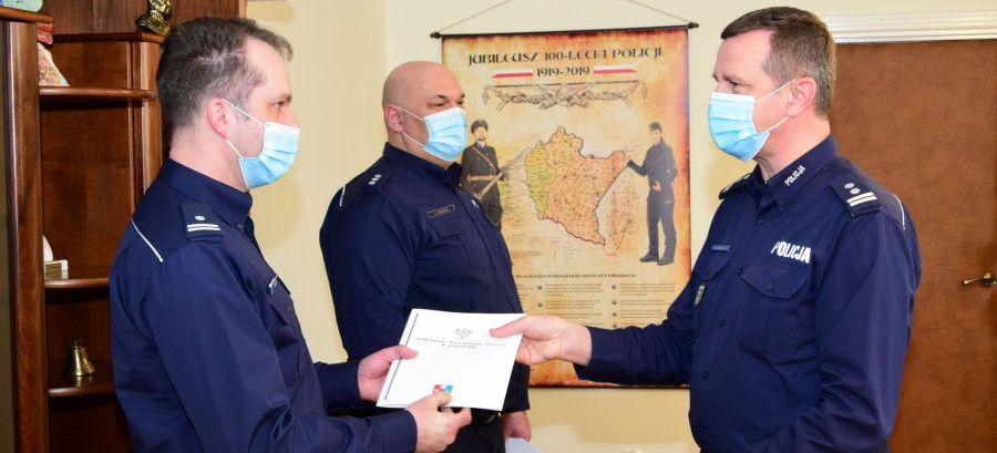 Nowy komendant policji w Lesku. Został nim podinspektor Grzegorz Koczera (ZDJĘCIA)
