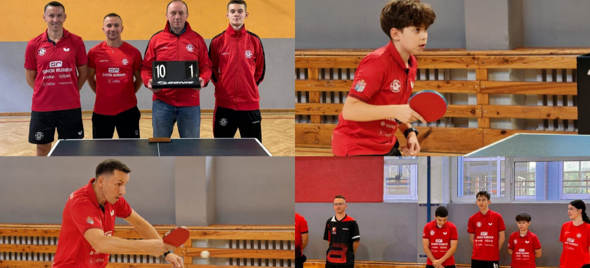 TENIS STOŁOWY: Emocjonujący weekend SKT Sanok Rubber [ZDJĘCIA]