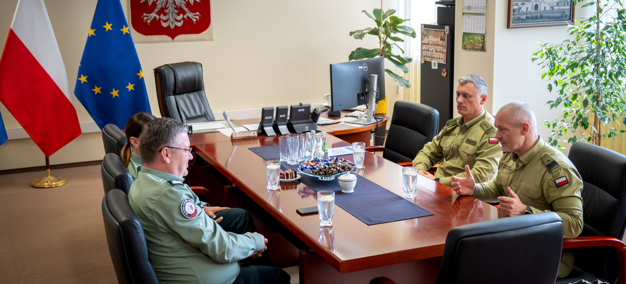 Szefowie podkarpackiej Straży Granicznej i KAS podsumowali 2025 rok