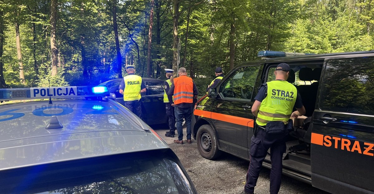 Wspólne działania leżajskich policjantów z funkcjonariuszami Straży Ochrony Kolei