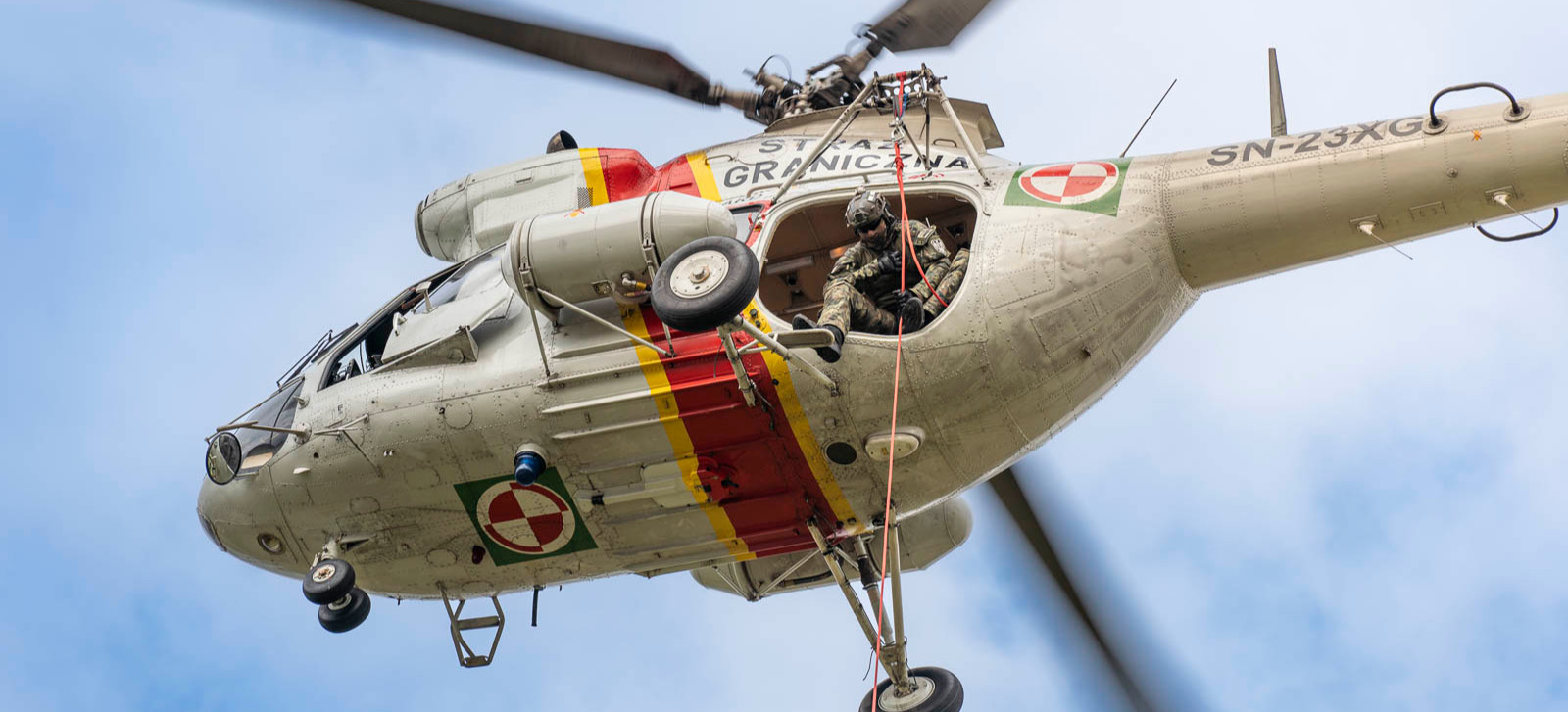 Pogranicznicy ćwiczyli desant z helikoptera (ZDJĘCIA)