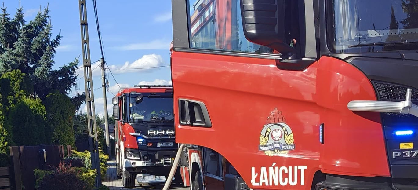 Tragiczny pożar w Łańcucie. Nie żyje 60-letnia kobieta