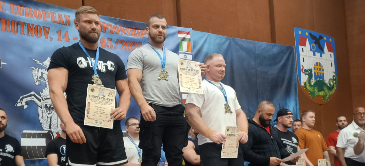 Hubert Przybylski Mistrzem Europy! Siłacz z Sanoka zachwycił w Trutnovie (ZDJĘCIA)
