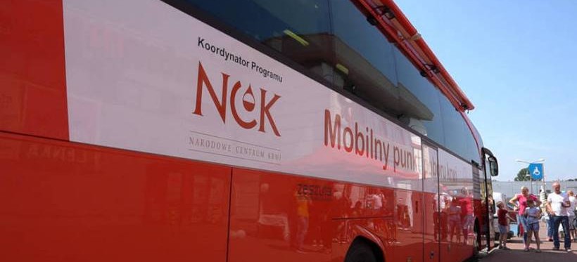 „Moja krew, twoje życie”. W sobotę pod CH Plaza stanie krwiobus RCKiK