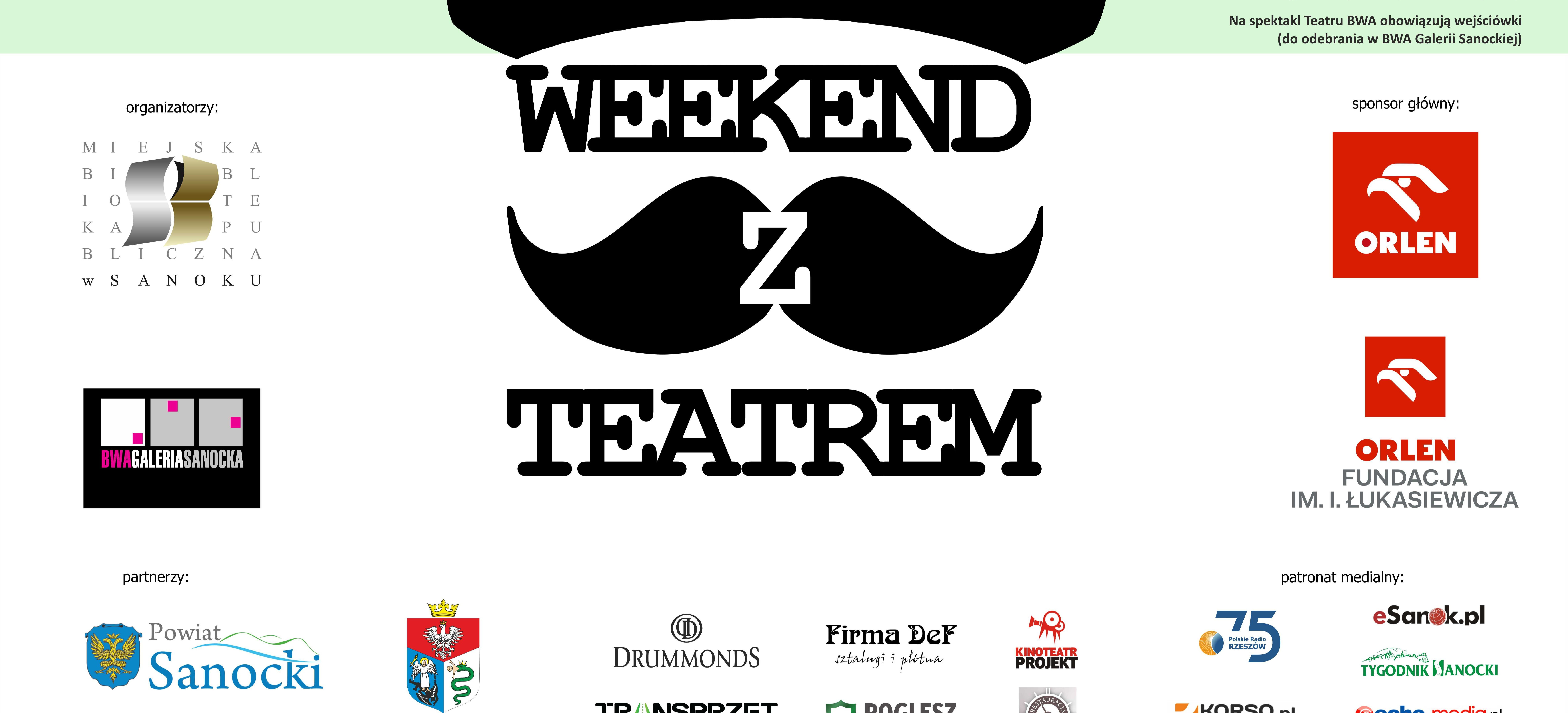 Artystyczne święto w Sanoku. Zbliża się Weekend z Teatrem