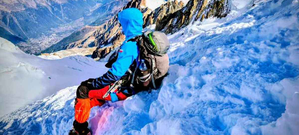 Żołnierz 20. Brygady Obrony Terytorialnej zdobył najwyższy szczyt Alp