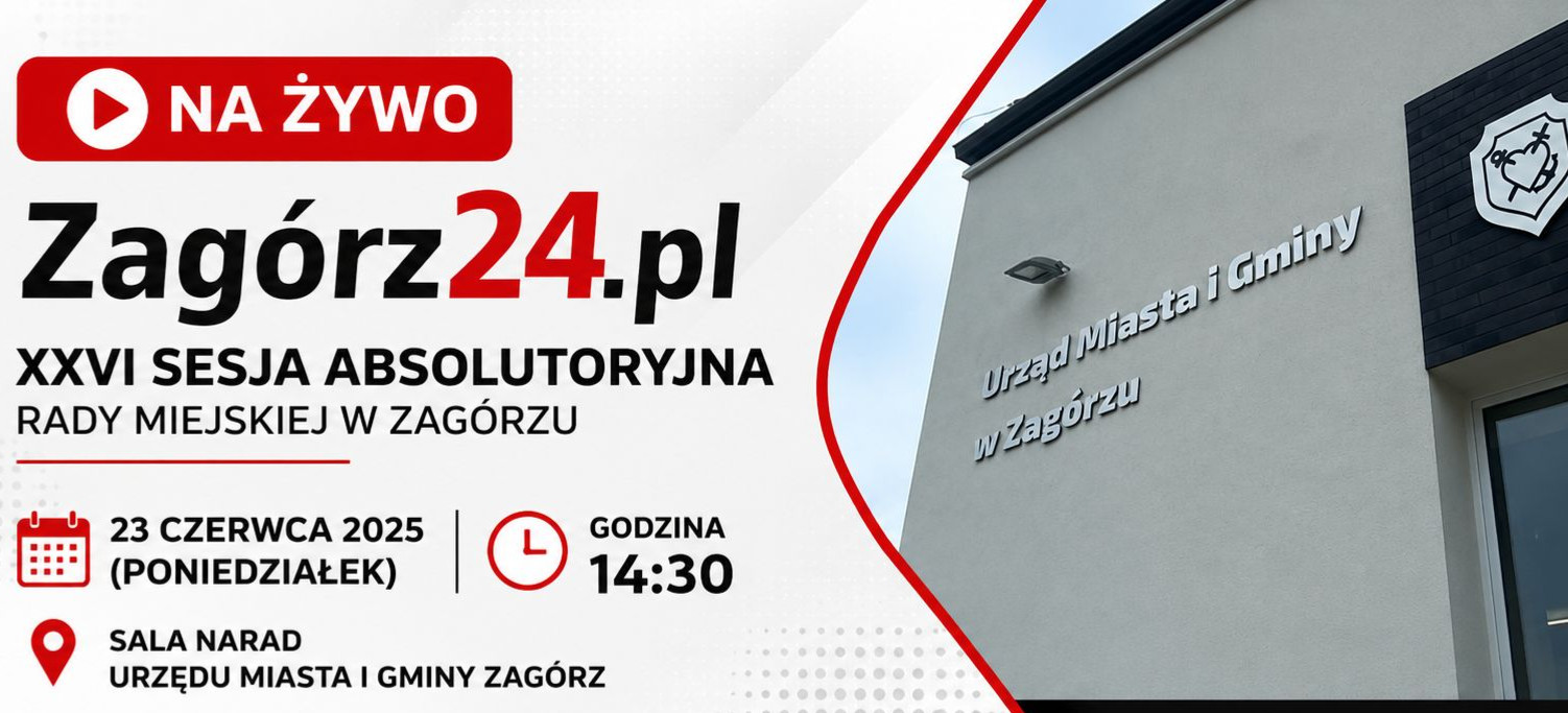 GMINA ZAGÓRZ: Sesja Absolutoryjna Rady Miejskiej. OGLĄDAJ NA ŻYWO