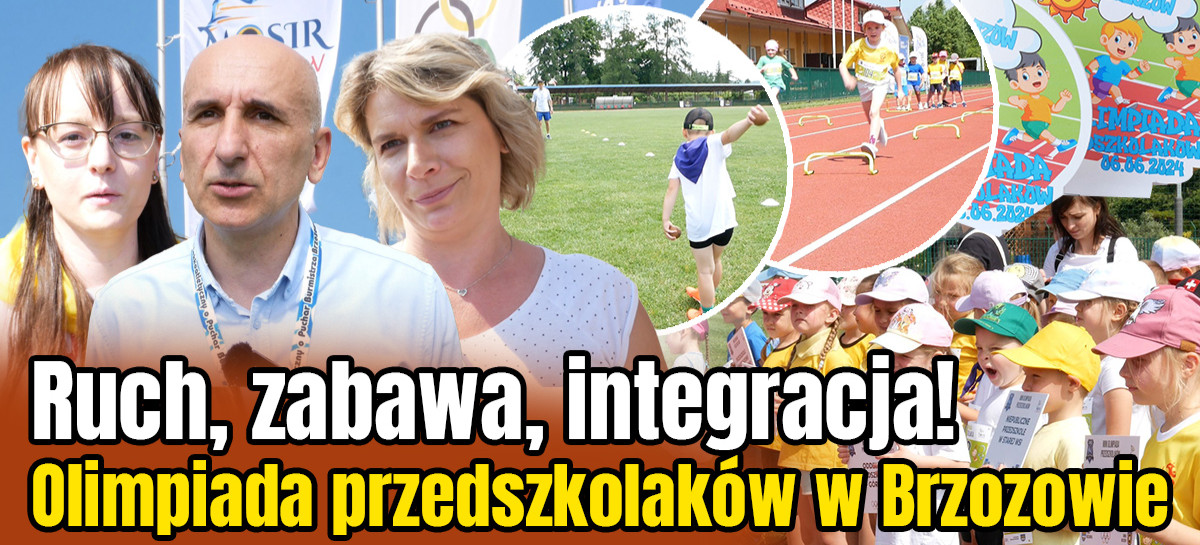 BRZOZÓW: Świetna zabawa i promocja aktywności! Olimpiada przedszkolaków (VIDEO)