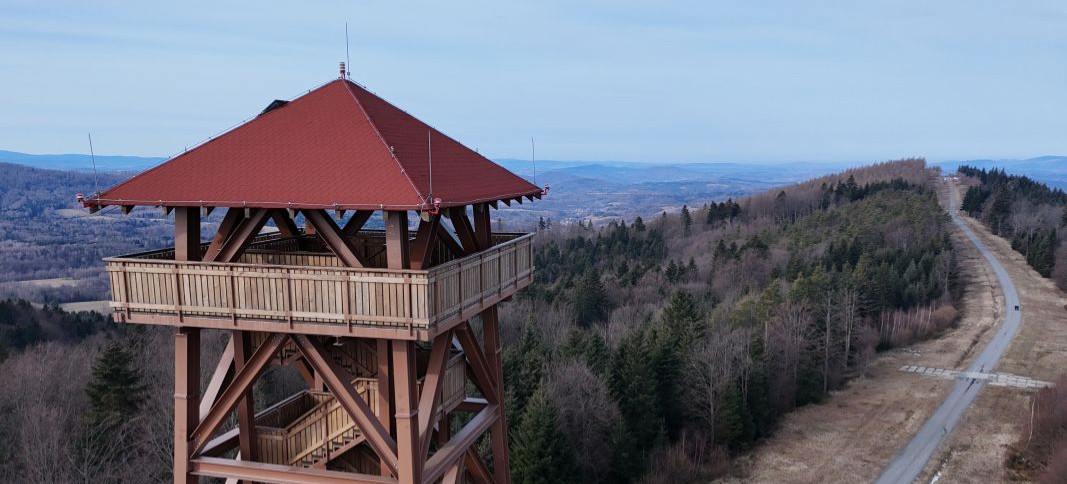 Widok na Bieszczady i okoliczne tereny. Wieża widokowa na Holicy (ZDJĘCIA, VIDEO)