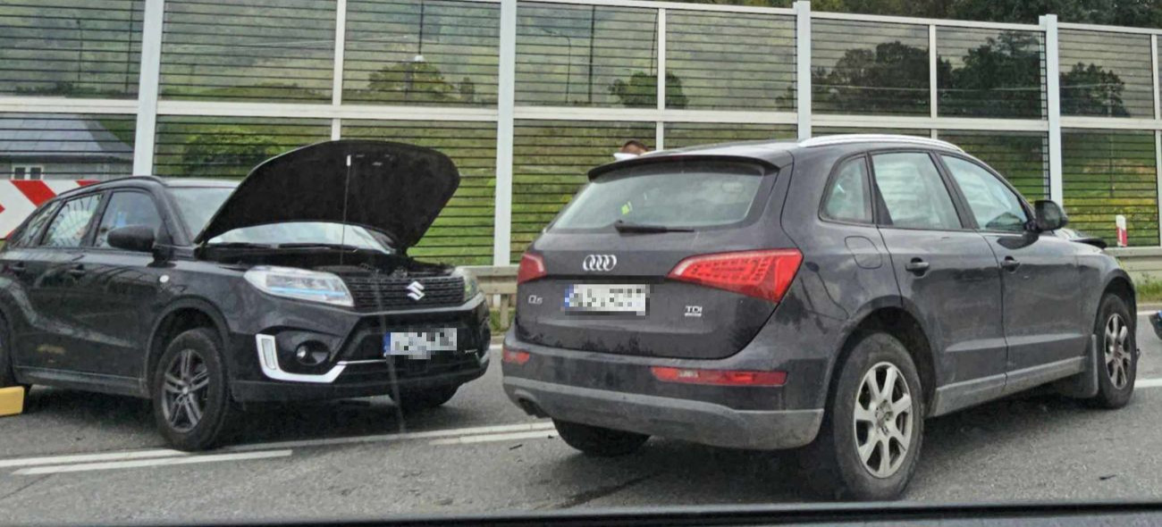 Zderzenie dwóch pojazdów na obwodnicy Brzozowa (ZDJĘCIA)