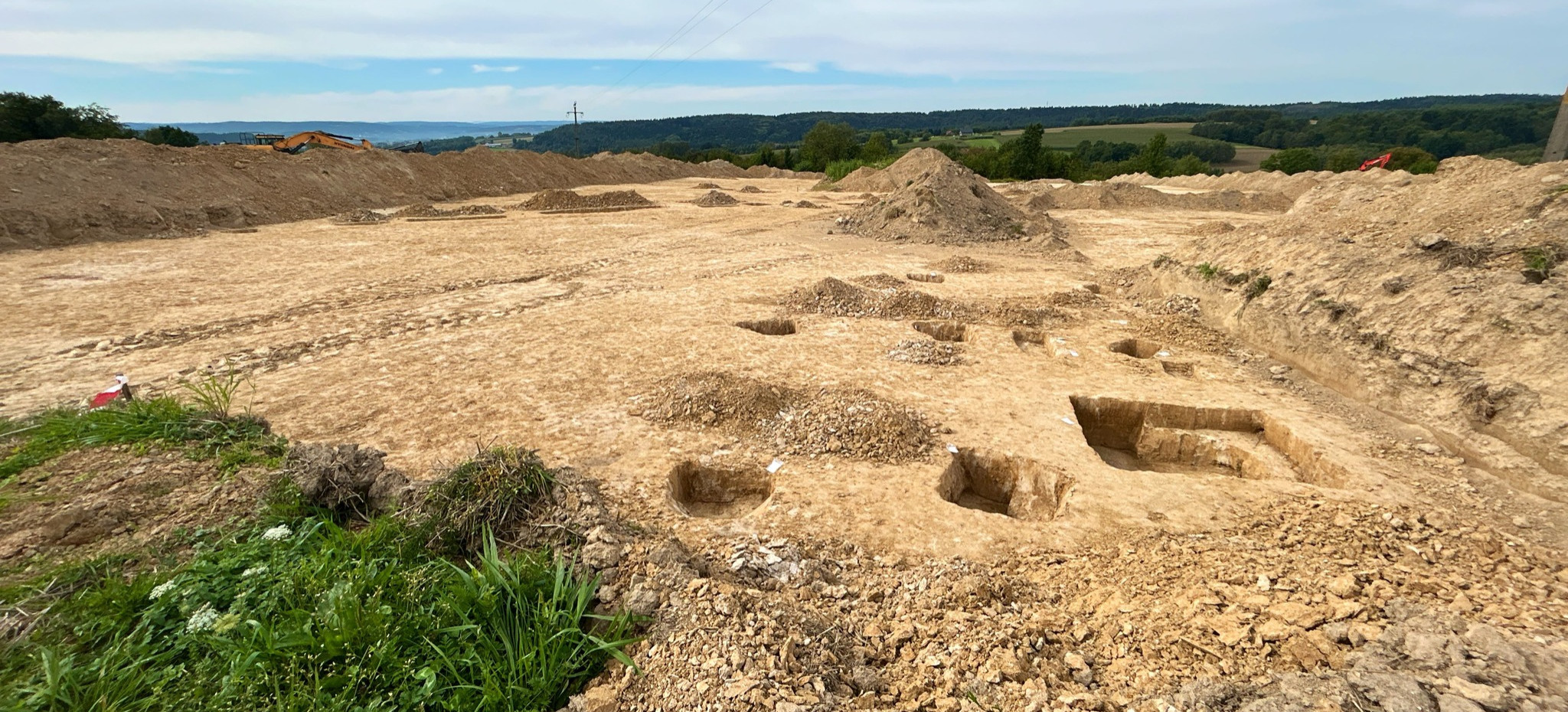 Archeolodzy zatrzymali budowę drogi Szklary–Dynów. Znaleziono ślady rzymskiej osady! [ZDJĘCIA]