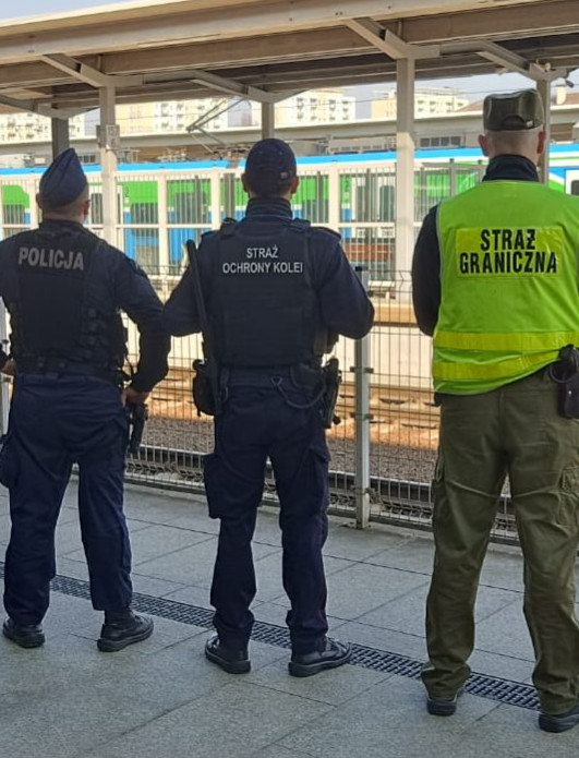 Ochrona przed sabotażem i kontrole na torach. Rzeszowska policja, SOK i Straż Graniczna w akcji