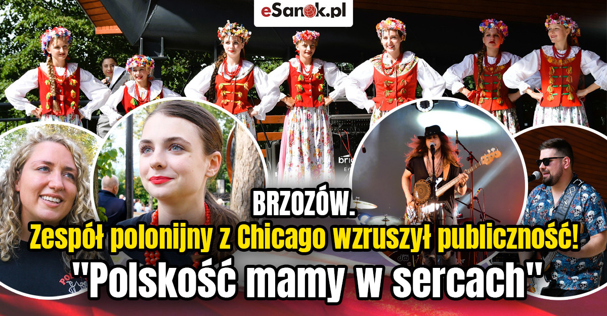 BRZOZÓW. Zespół polonijny z Chicago wzruszył publiczność! „Polskość mamy w sercach” (VIDEO, ZDJĘCIA)