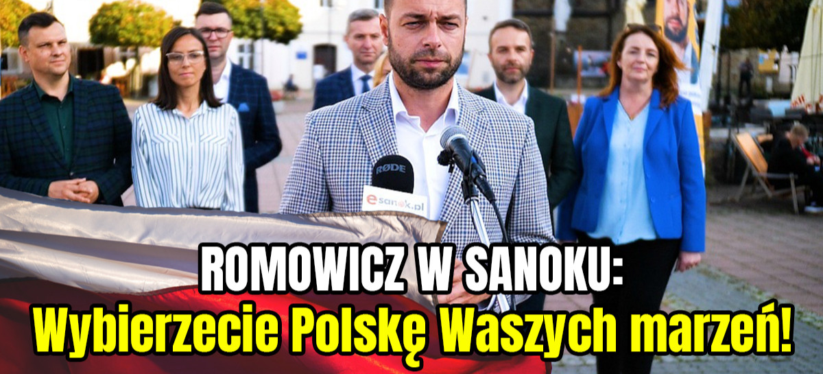 BARTOSZ ROMOWICZ: Wybierzcie Polskę nowoczesną i demokratyczną. Polskę Waszych marzeń! (VIDEO)