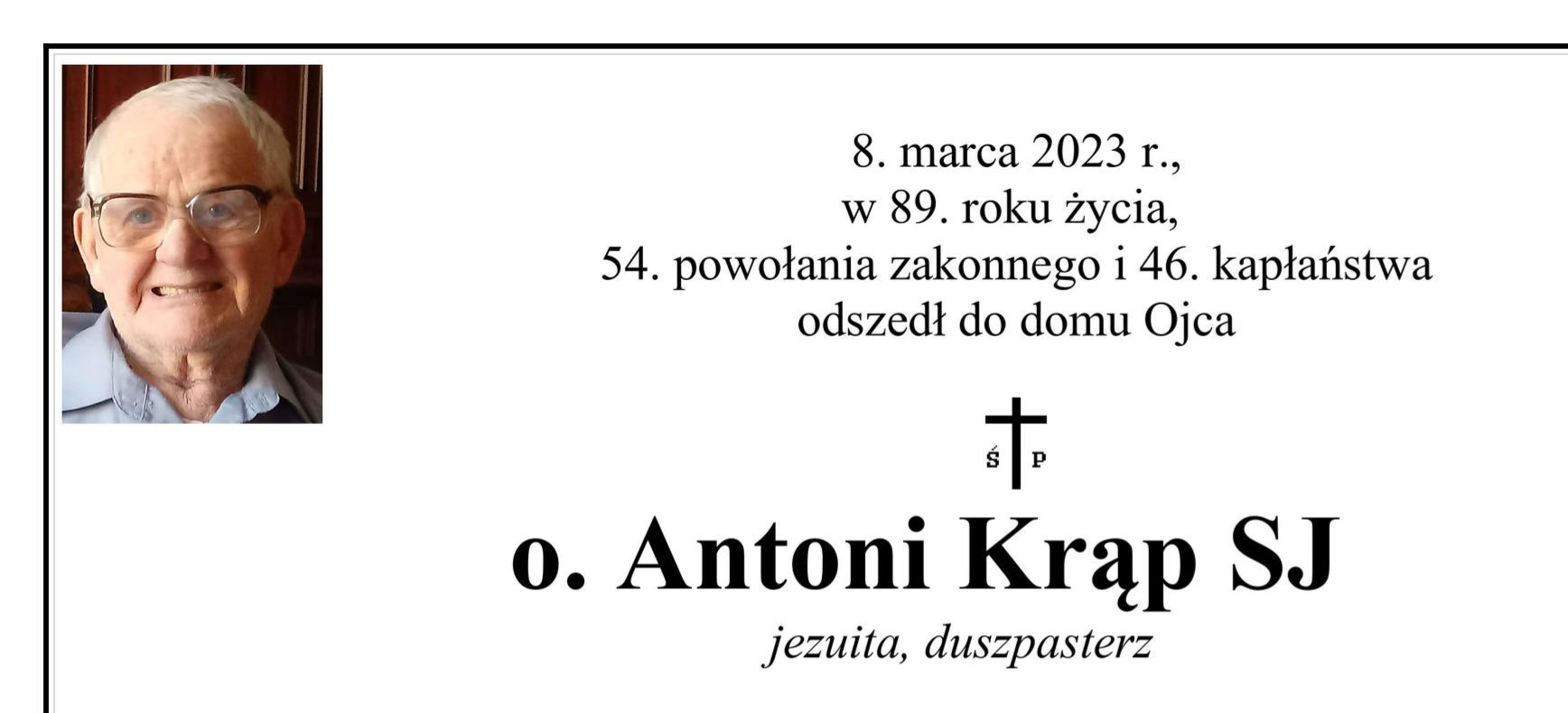 STARA WIEŚ: Odszedł na wieczną posługę