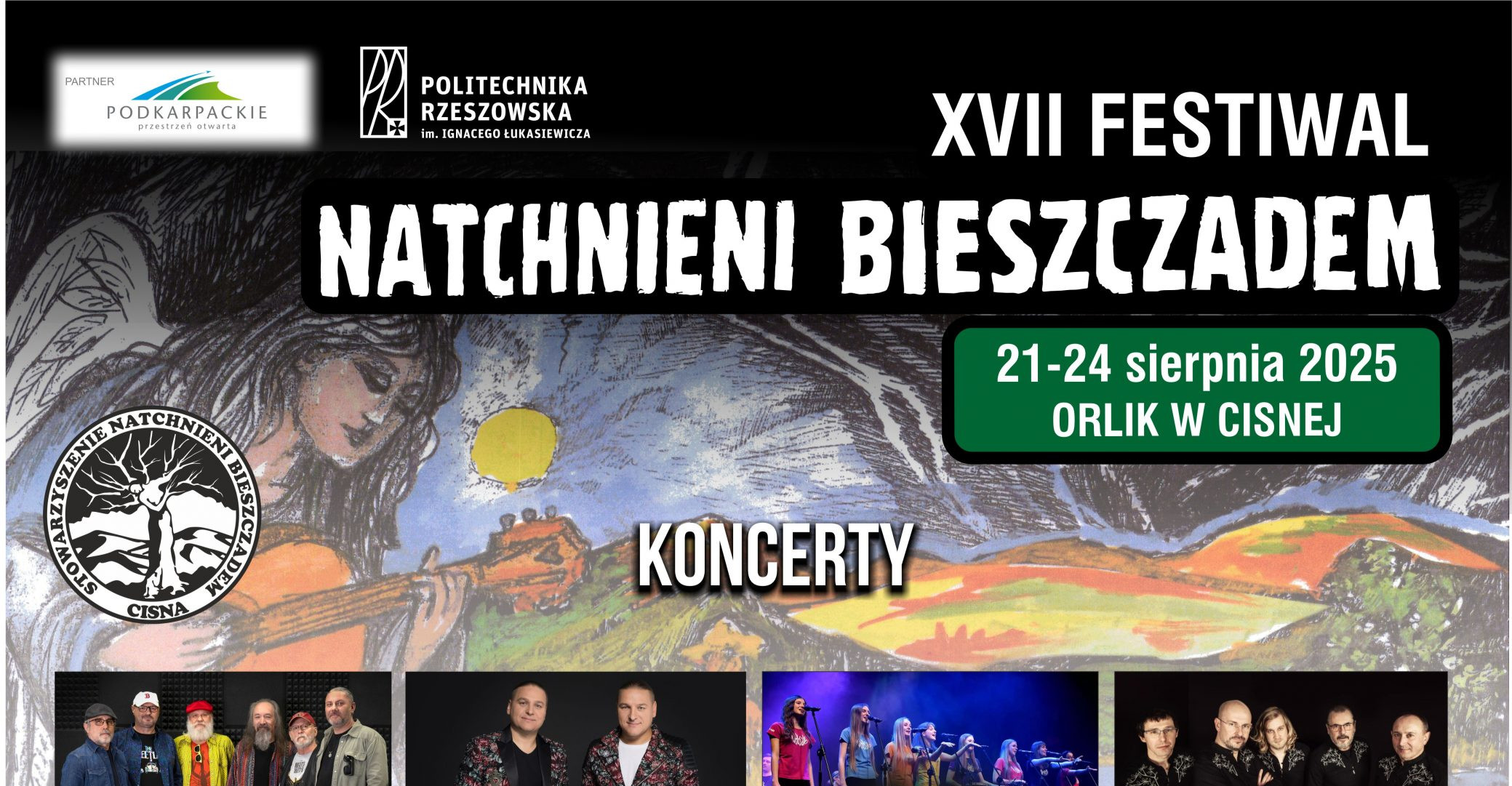 XVII Festiwal Natchnieni Bieszczadem – magia poezji, muzyki i Bieszczad powraca do Cisnej!
