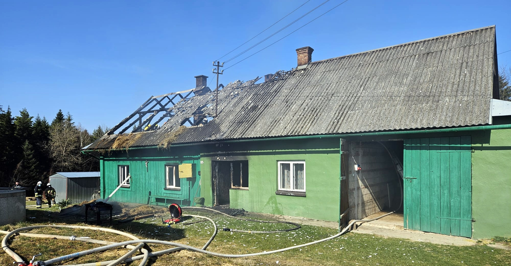 Tragiczny pożar w Orzechówce. Nie żyje 90-letnia kobieta