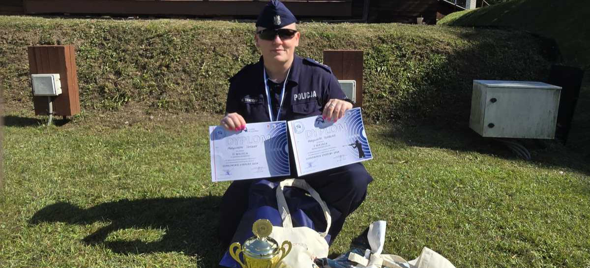 Zwycięstwo policjantki  z Rzeszowa w zawodach strzeleckich (ZDJĘCIA)